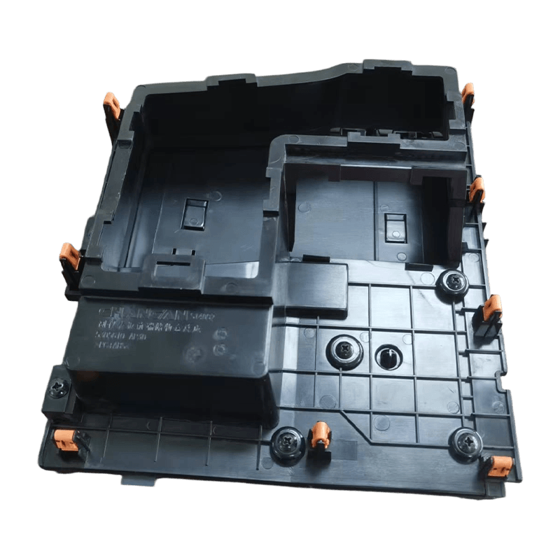 Molde de injeção de armazenamento do console central push-to-open