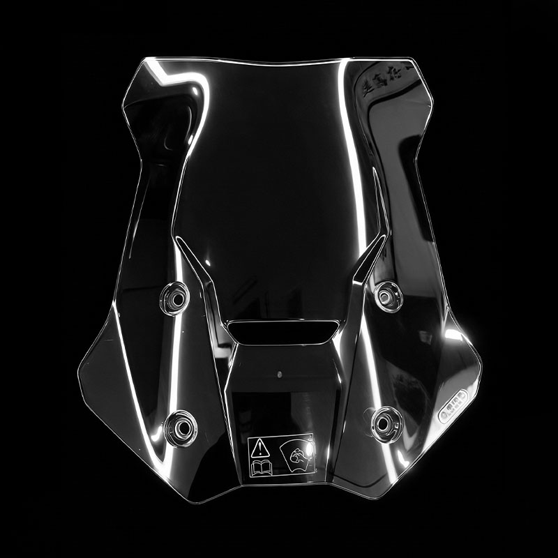 Molde de injeção de pára-brisa transparente para motocicleta Molde de injeção de pára-brisa transparente para motocicleta