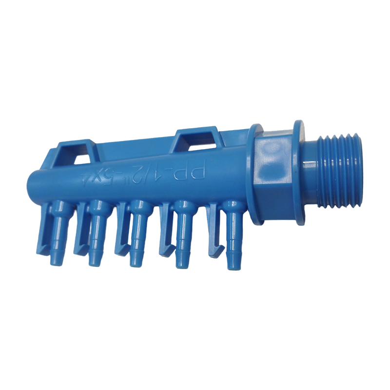 Peças de molde de injeção de conector multitubo de plástico