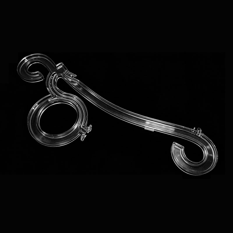 Molde de injeção de peças decorativas transparentes
